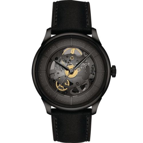 Tissot Chemin Des Tourelles Squelette PVD / Black